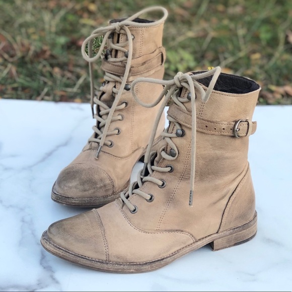All Saints Shoes - All Saints grungy combat boots